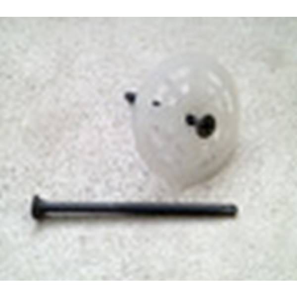 Anchor Plate with 2-5/8  inch Steel Stud Screw